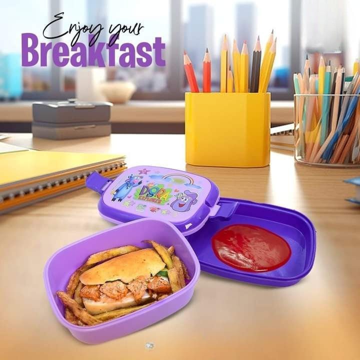 Durable 2-Layer Kids' Lunch Box | Safe, BPA-Free, Food-Grade Material - Image 3