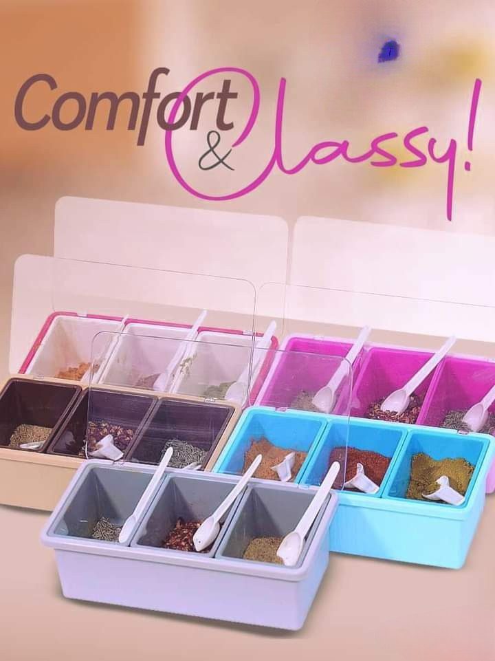 3-Piece Spice Box Set for Fresh Flavors