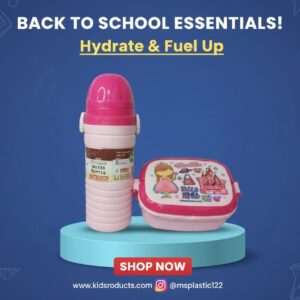 Water Bottle & Lunch Box Combo for Daily Use :Convenient & Eco-Friendly