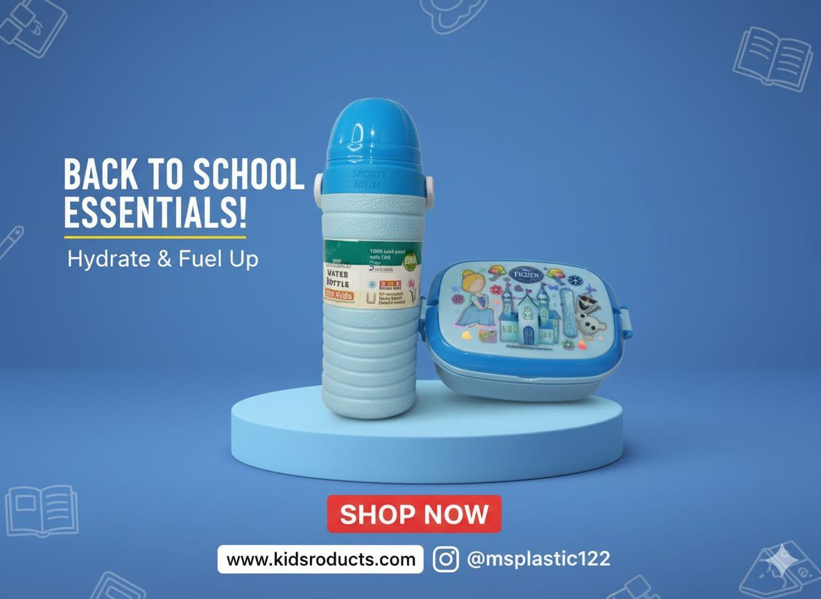 Water Bottle & Lunch Box Combo for Daily Use :Convenient & Eco-Friendly - Image 2