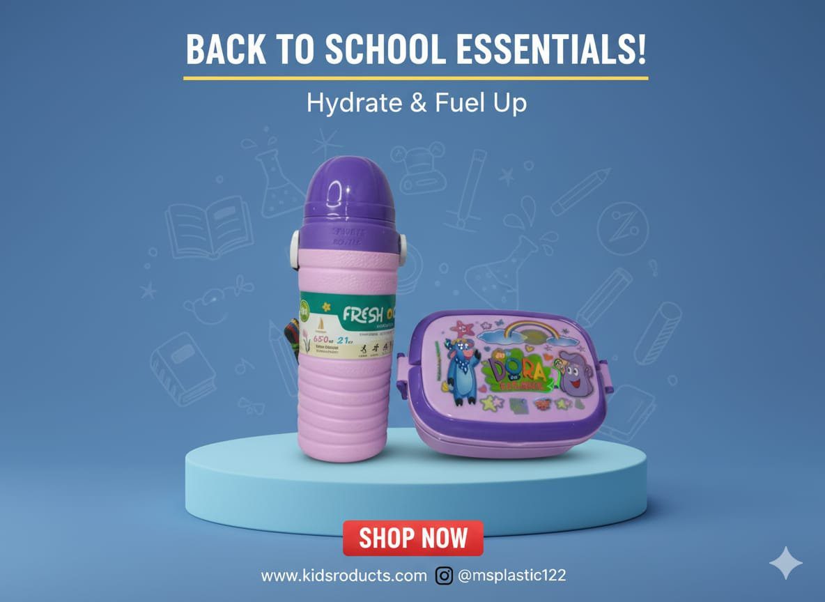 Water Bottle & Lunch Box Combo for Daily Use :Convenient & Eco-Friendly - Image 3