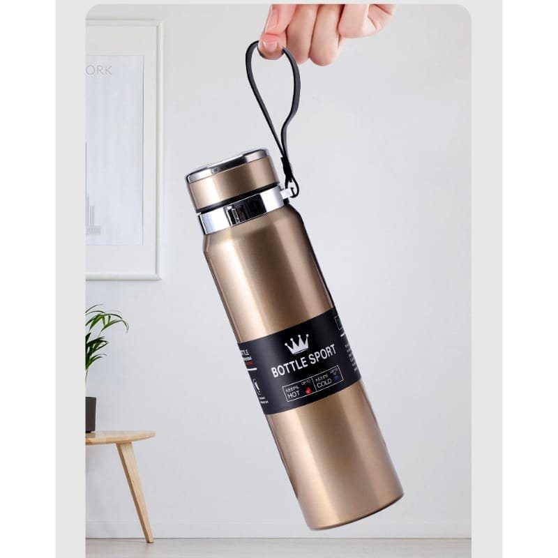 "Water Bottle 1000ml Insulated - Keeps Drinks Hot or Cold - Image 2