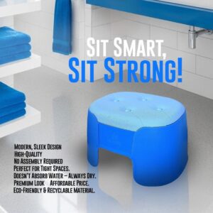 Comfortable Bathroom Stool for Kids and Adults 1 - Durable and Multipurpose"