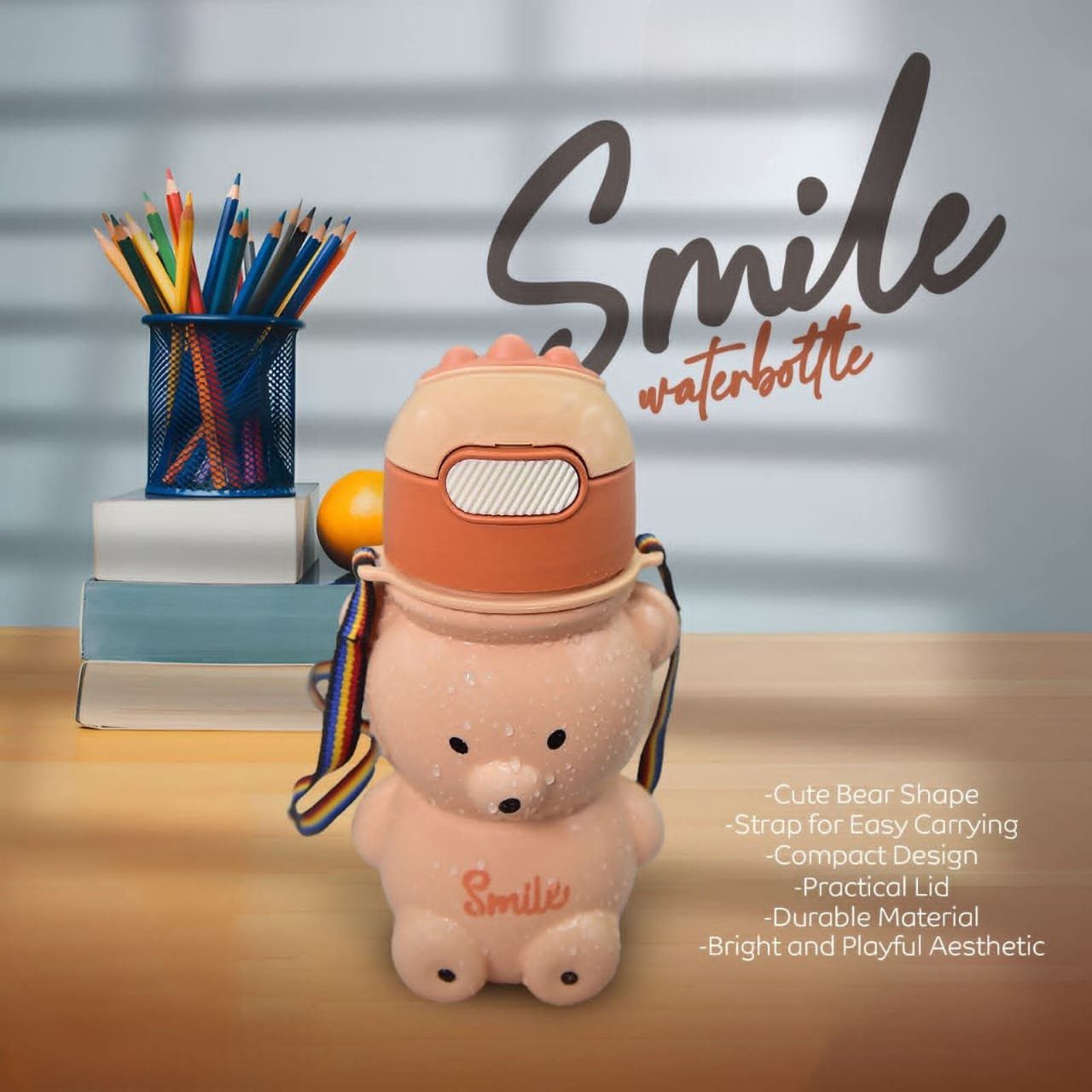 "700ml Kids' Water Bottle - Spill-Proof, Durable, and Easy to Clean