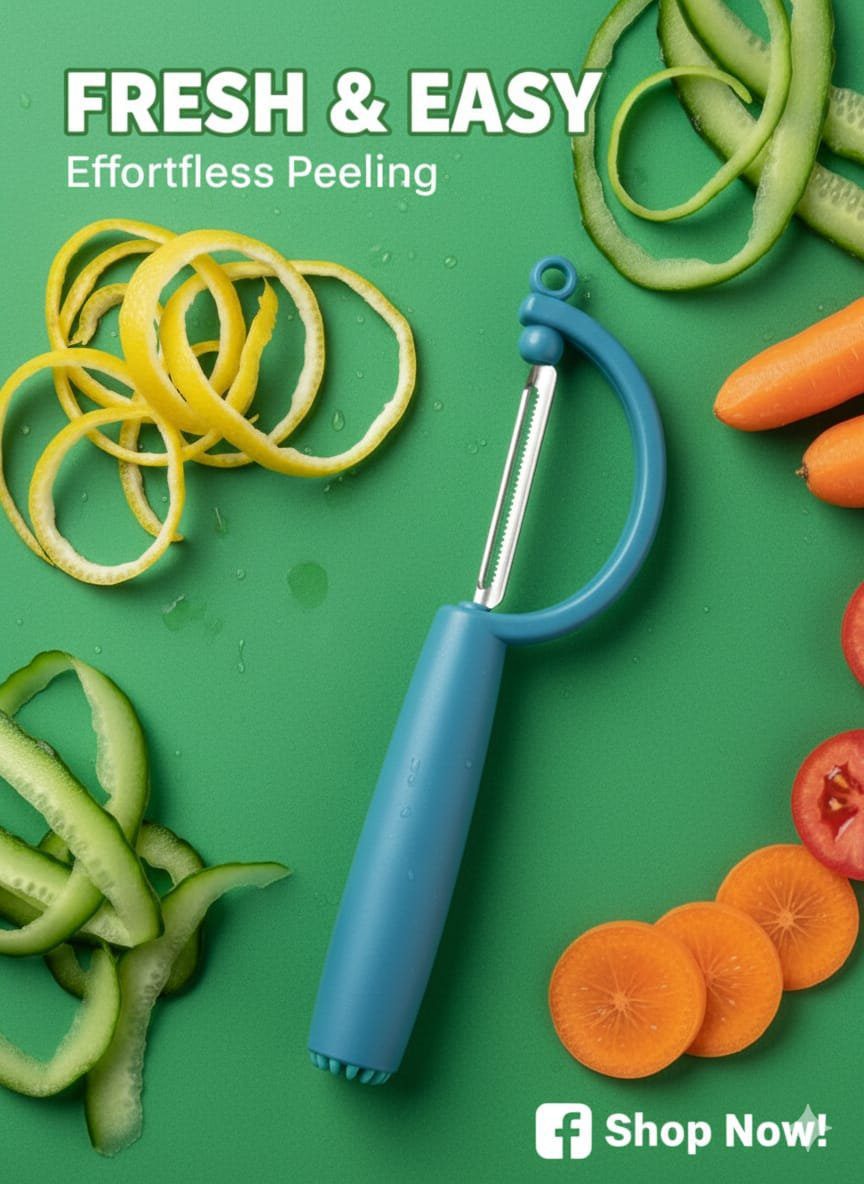 "Vegetable Peeler 1- Sharp & Durable for Easy Peeling" - Image 3