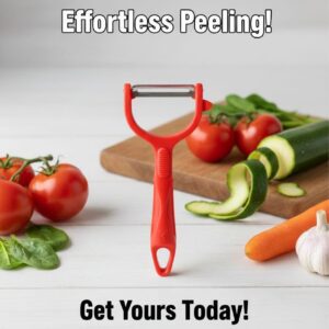 "Vegetable Peeler for Effortless Prep 1- Sharp & Durable"