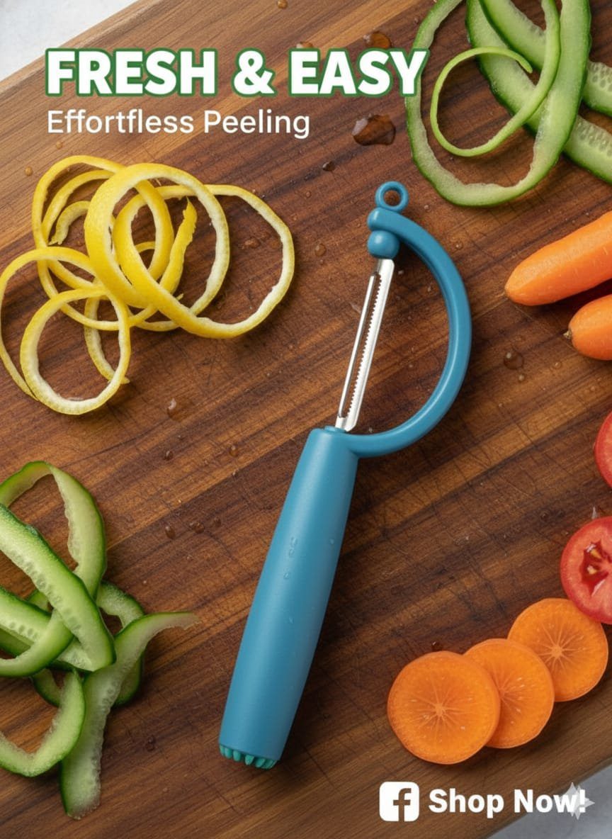 "Vegetable Peeler 1- Sharp & Durable for Easy Peeling"